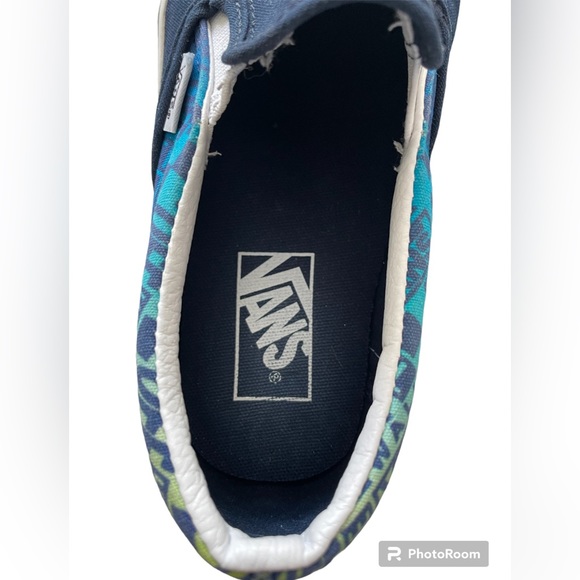 Vans Navy Slip-Ons - Picture 4 of 9